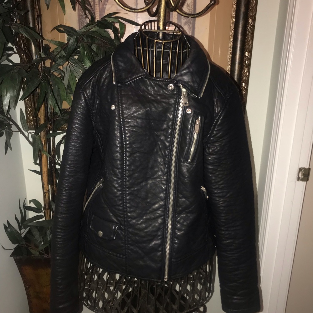 Black Moto/Biker jacket